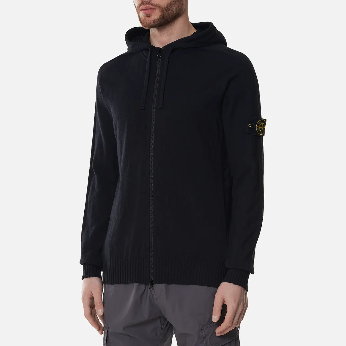 Stone Island Мужской свитер Hooded Cardigan