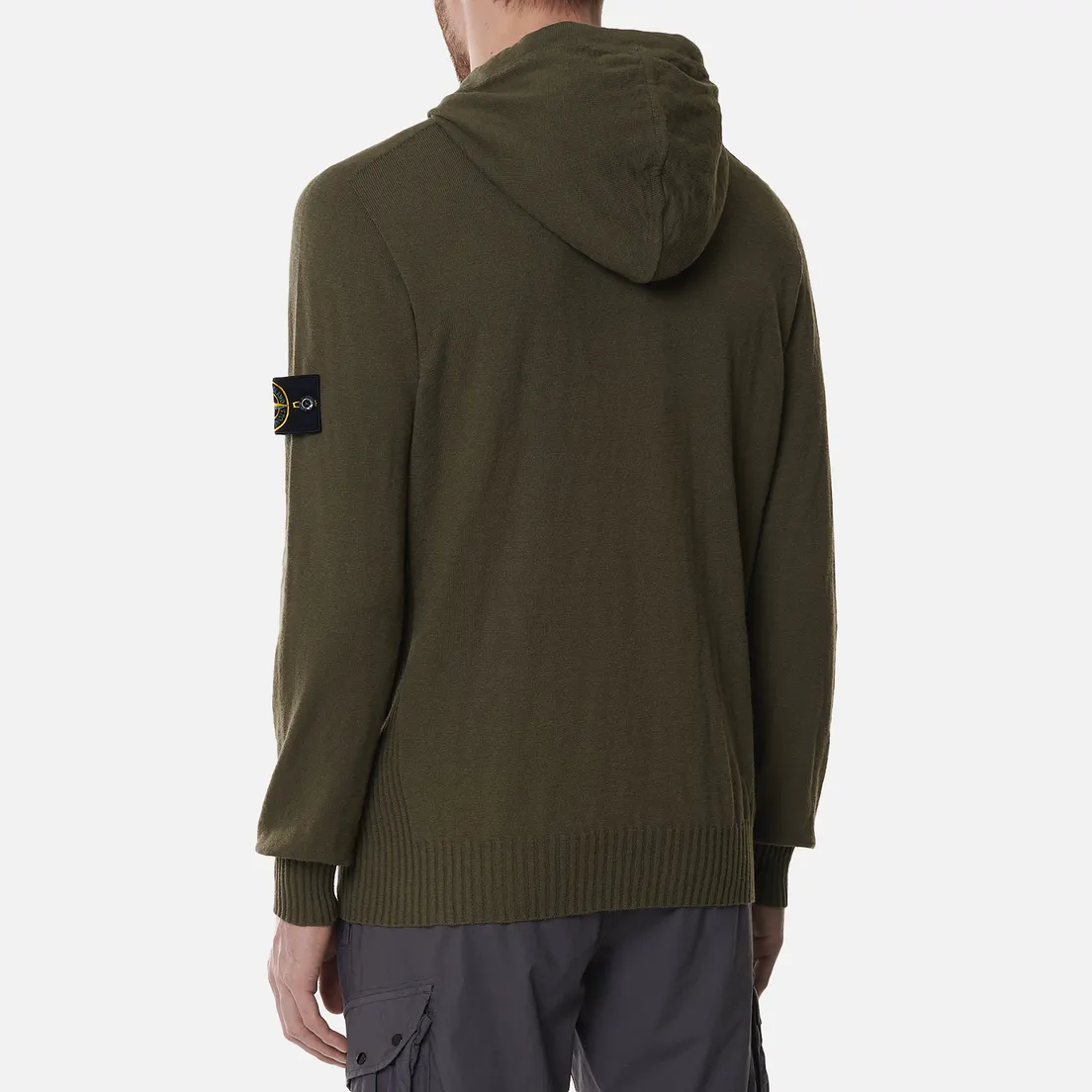 Stone Island Мужской свитер Hooded Cardigan