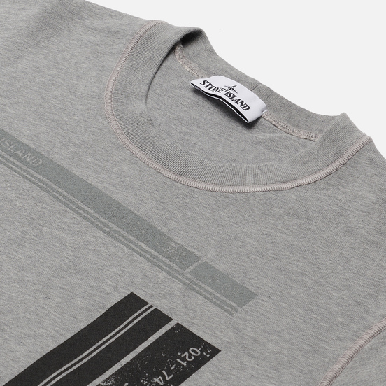 Мужская толстовка Stone Island Block Print Dust Melange