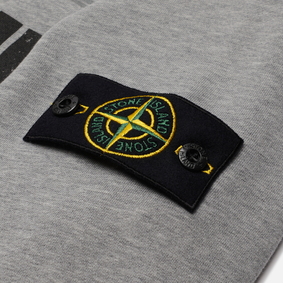 Мужская толстовка Stone Island Block Print Dust Melange