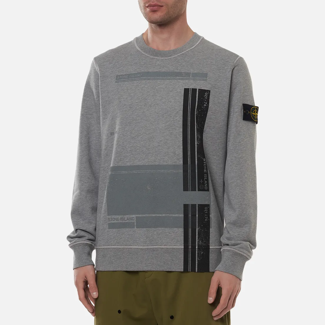 Stone Island Мужская толстовка Block Print