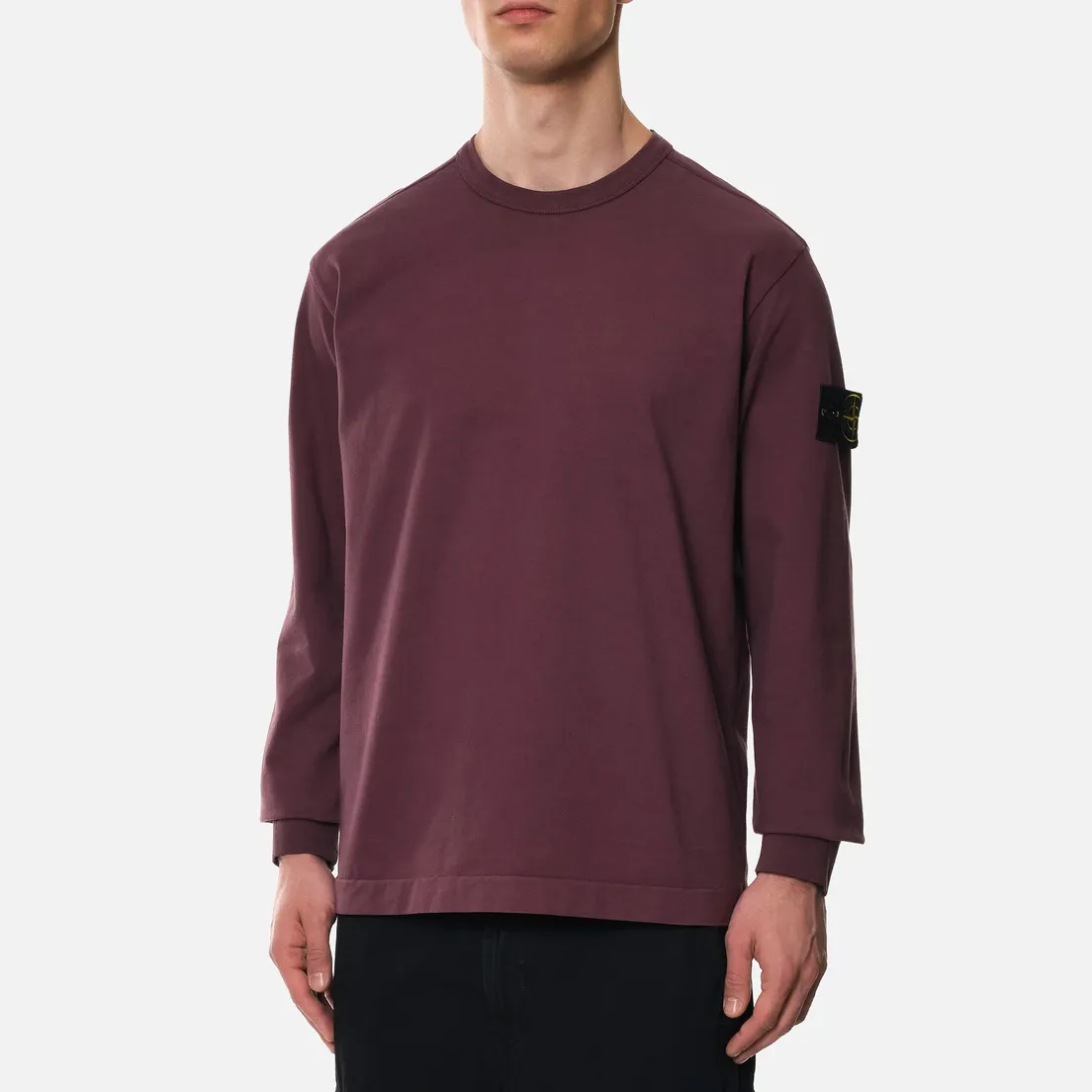 Stone Island Мужская толстовка Crew Neck Garment Dyed Heavy Cotton