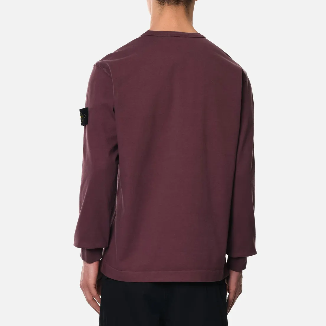 Stone Island Мужская толстовка Crew Neck Garment Dyed Heavy Cotton