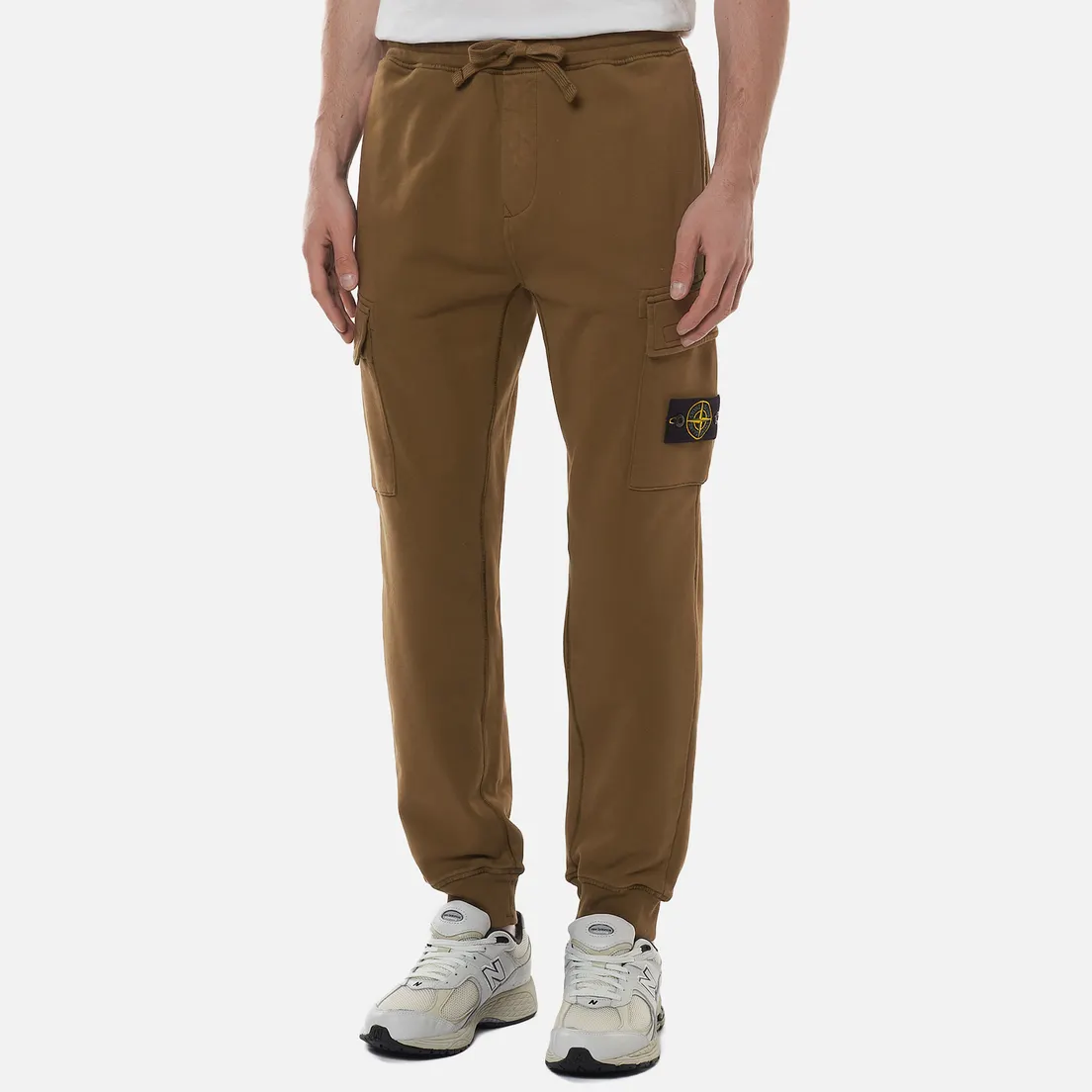 Stone Island Мужские брюки Cargo Cotton Fleece Regular Fit