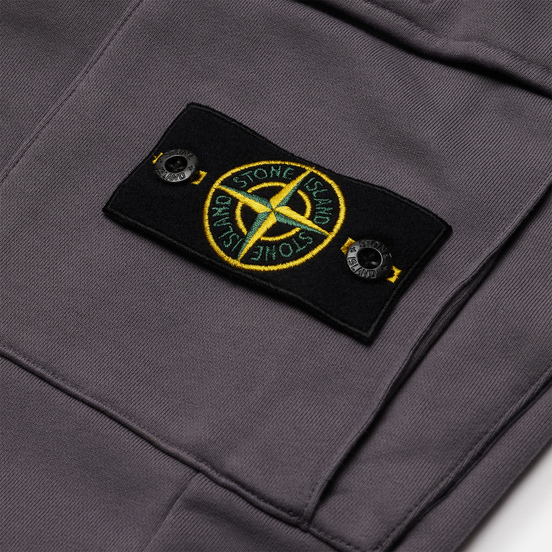 Мужские брюки Stone Island Cargo Cotton Fleece Regular Fit Pewter Grey