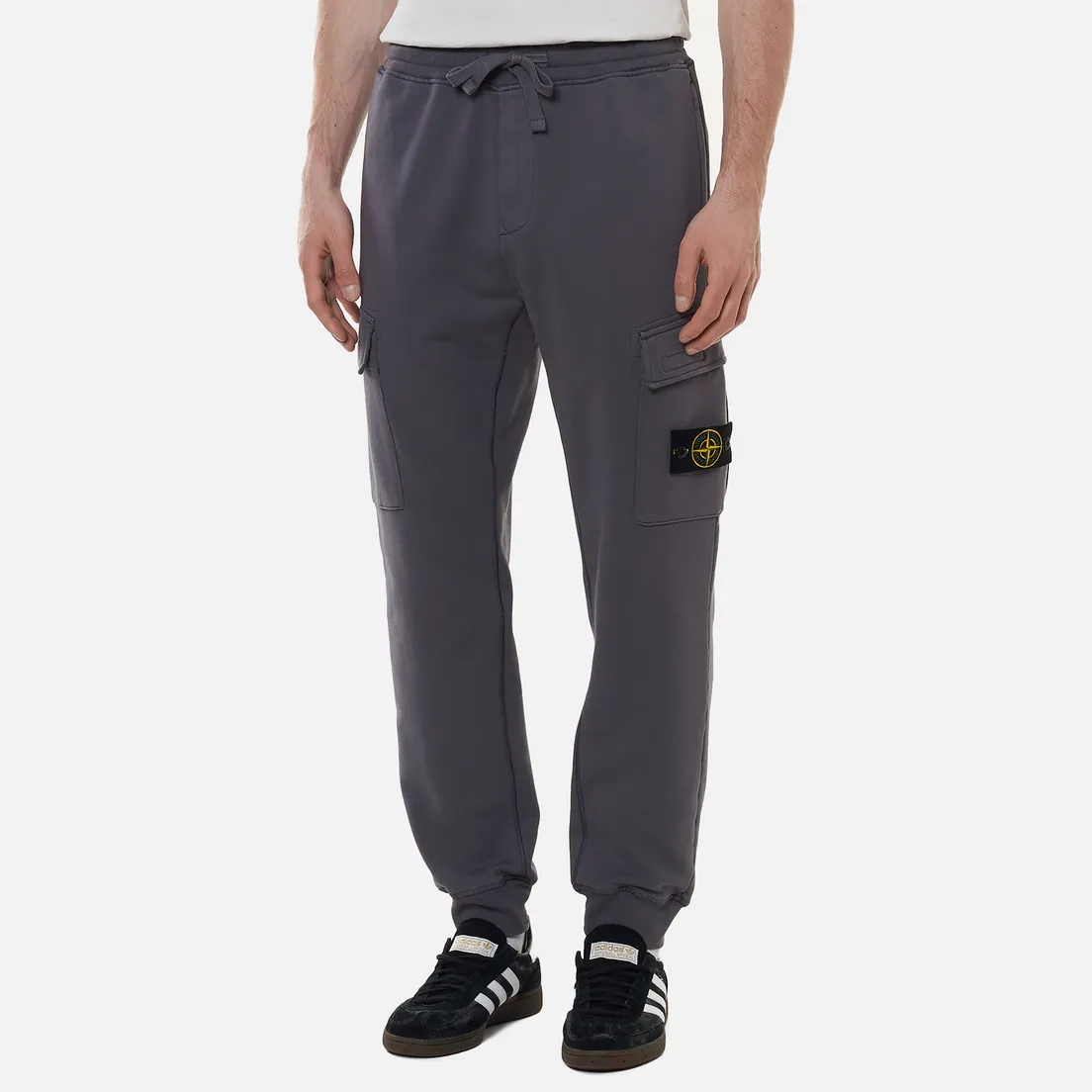 Stone Island Мужские брюки Cargo Cotton Fleece Regular Fit