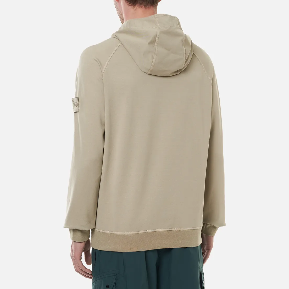 Stone Island Мужская толстовка Ghost Piece Hoodie Cotton Stretch Fleece