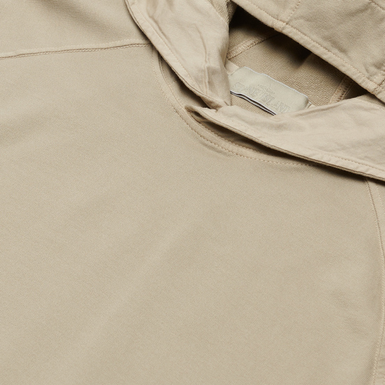Мужская толстовка Stone Island Ghost Piece Hoodie Cotton Stretch Fleece Beige