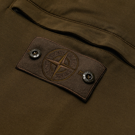Мужские брюки Stone Island Ghost Piece Cotton Stretch Fleece Military Green