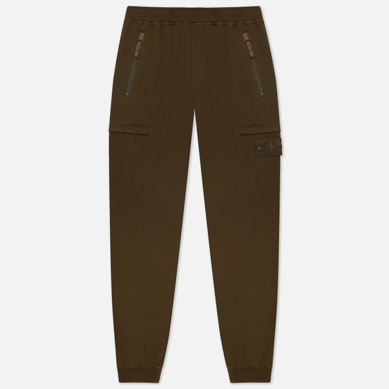 Мужские брюки Stone Island Ghost Piece Cotton Stretch Fleece Military Green