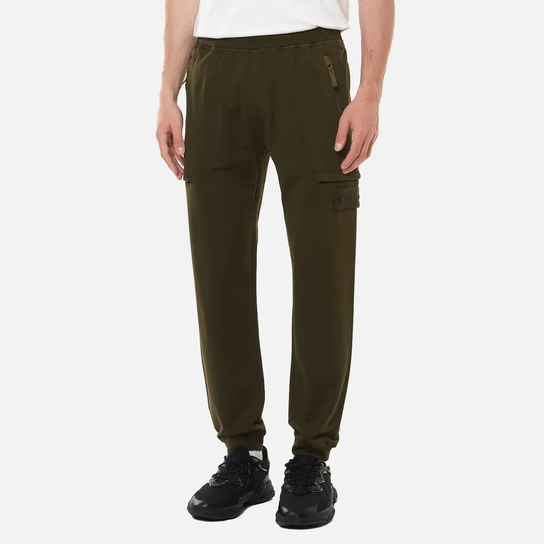 Stone Island Мужские брюки Ghost Piece Cotton Stretch Fleece