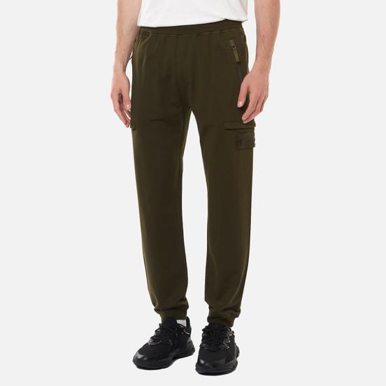 Мужские брюки Stone Island Ghost Piece Cotton Stretch Fleece Military Green