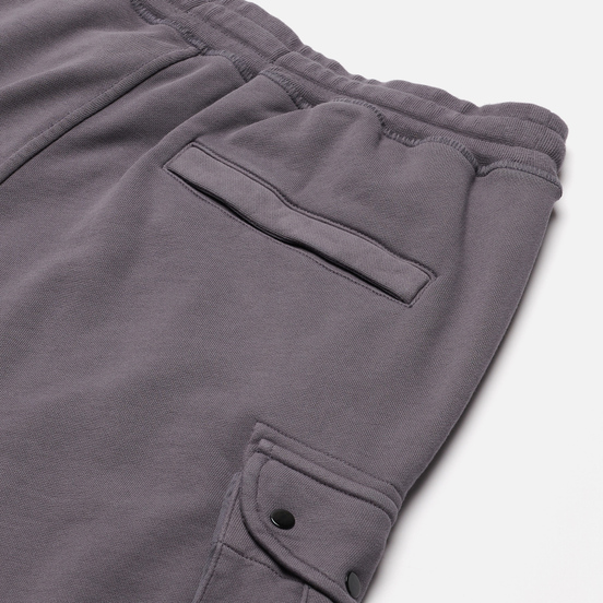 Мужские шорты Stone Island Cargo Bermuda Fleece Regular Fit Pewter Grey