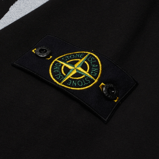 Мужская толстовка Stone Island Stencil Print Black
