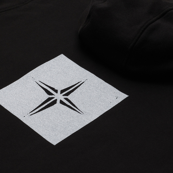 Мужская толстовка Stone Island Stencil Print Black