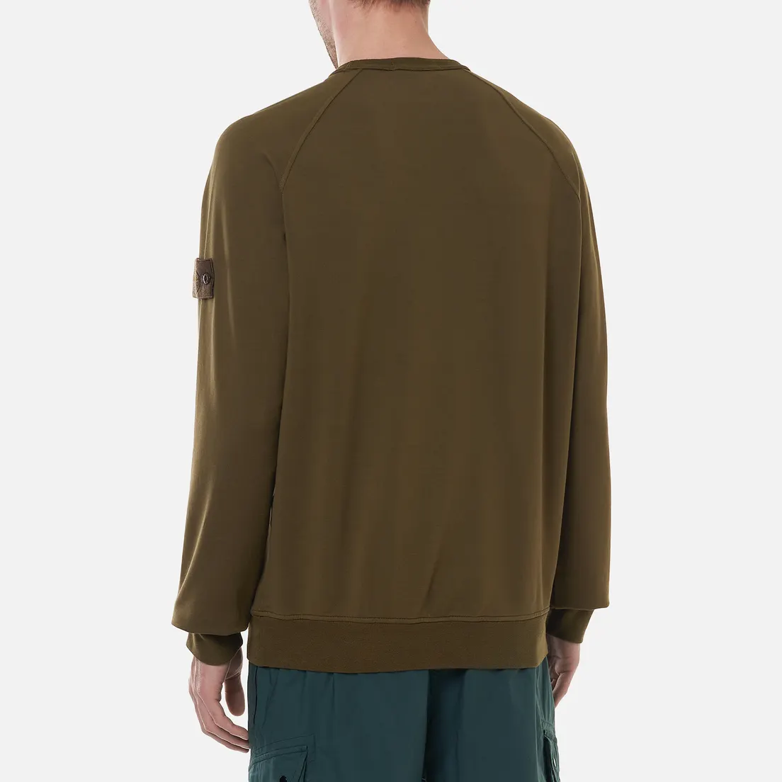Stone Island Мужская толстовка Ghost Piece Crew Neck Stretch Fleece
