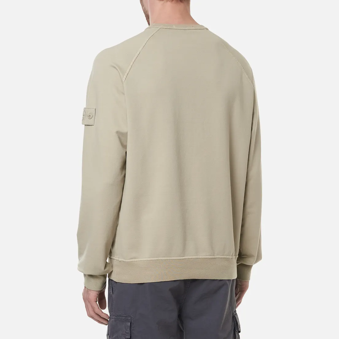 Stone Island Мужская толстовка Ghost Piece Crew Neck Stretch Fleece