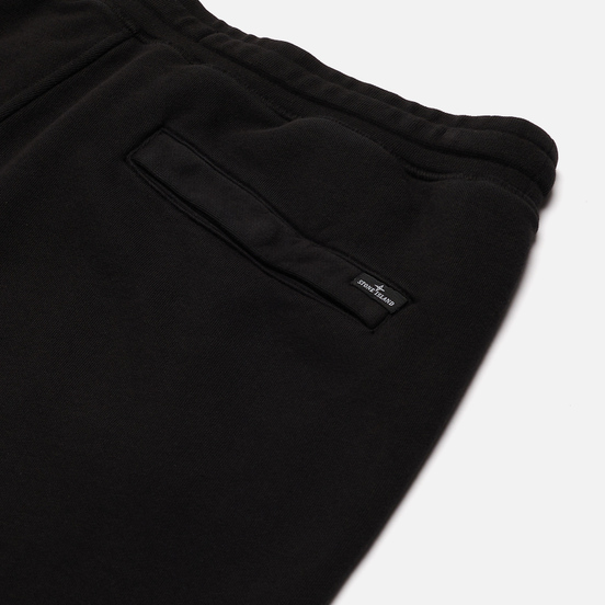 Мужские шорты Stone Island Block Bermuda Cotton Fleece Black