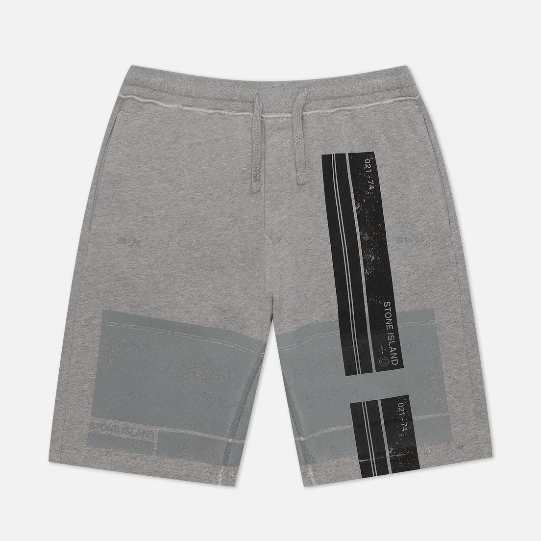 Stone Island Мужские шорты Block Bermuda Cotton Fleece