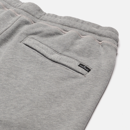 Мужские шорты Stone Island Block Bermuda Cotton Fleece Dust Melange