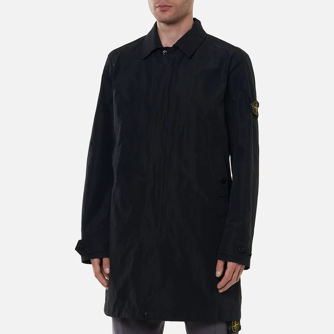 Stone Island Мужской тренчкот Micro Reps Anti-Drop