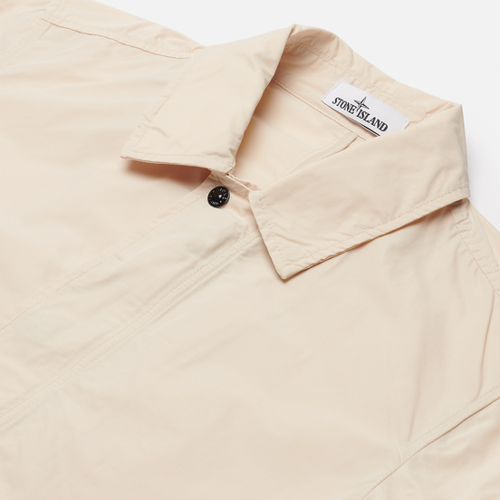 Мужской тренчкот Stone Island Micro Reps Anti-Drop Ivory