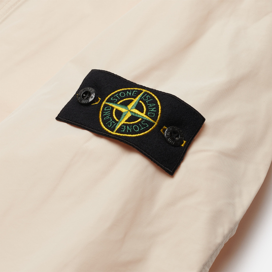 Мужской тренчкот Stone Island Micro Reps Anti-Drop Ivory