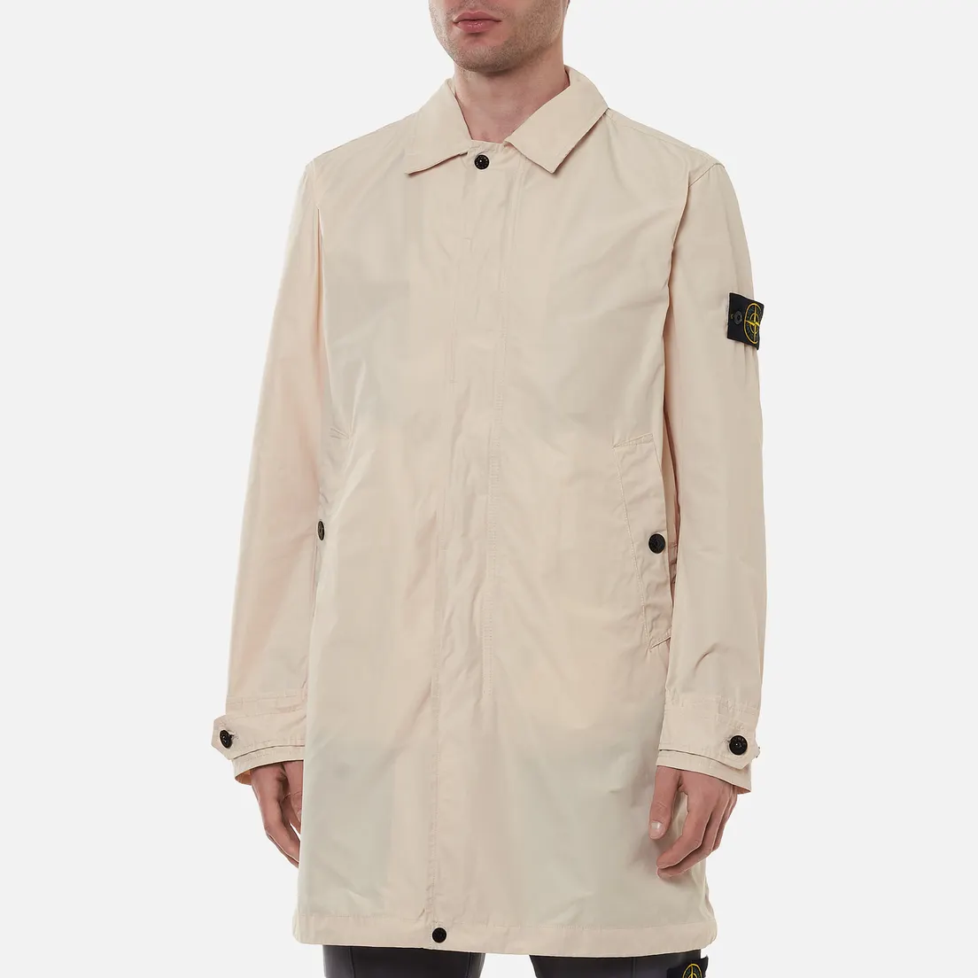Stone Island Мужской тренчкот Micro Reps Anti-Drop