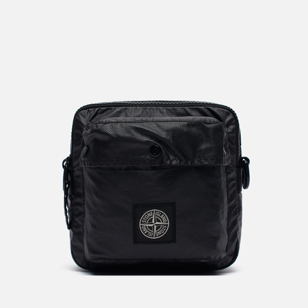 Сумка Stone Island Mussola Gommata Canvas Print, цвет чёрный