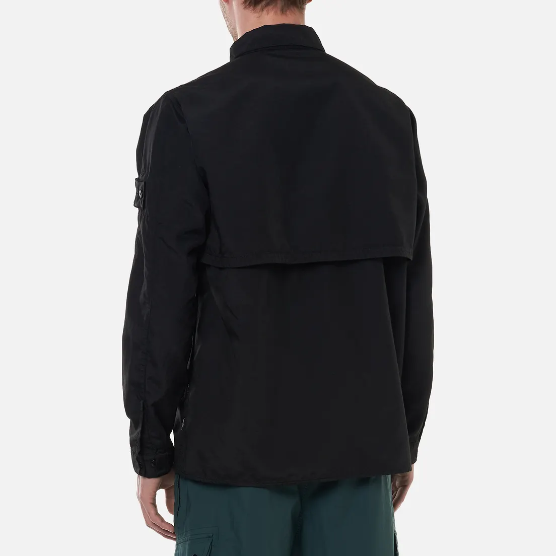 Stone Island Shadow Project Мужская рубашка Vented Overshirt Hollowcore Poly Light
