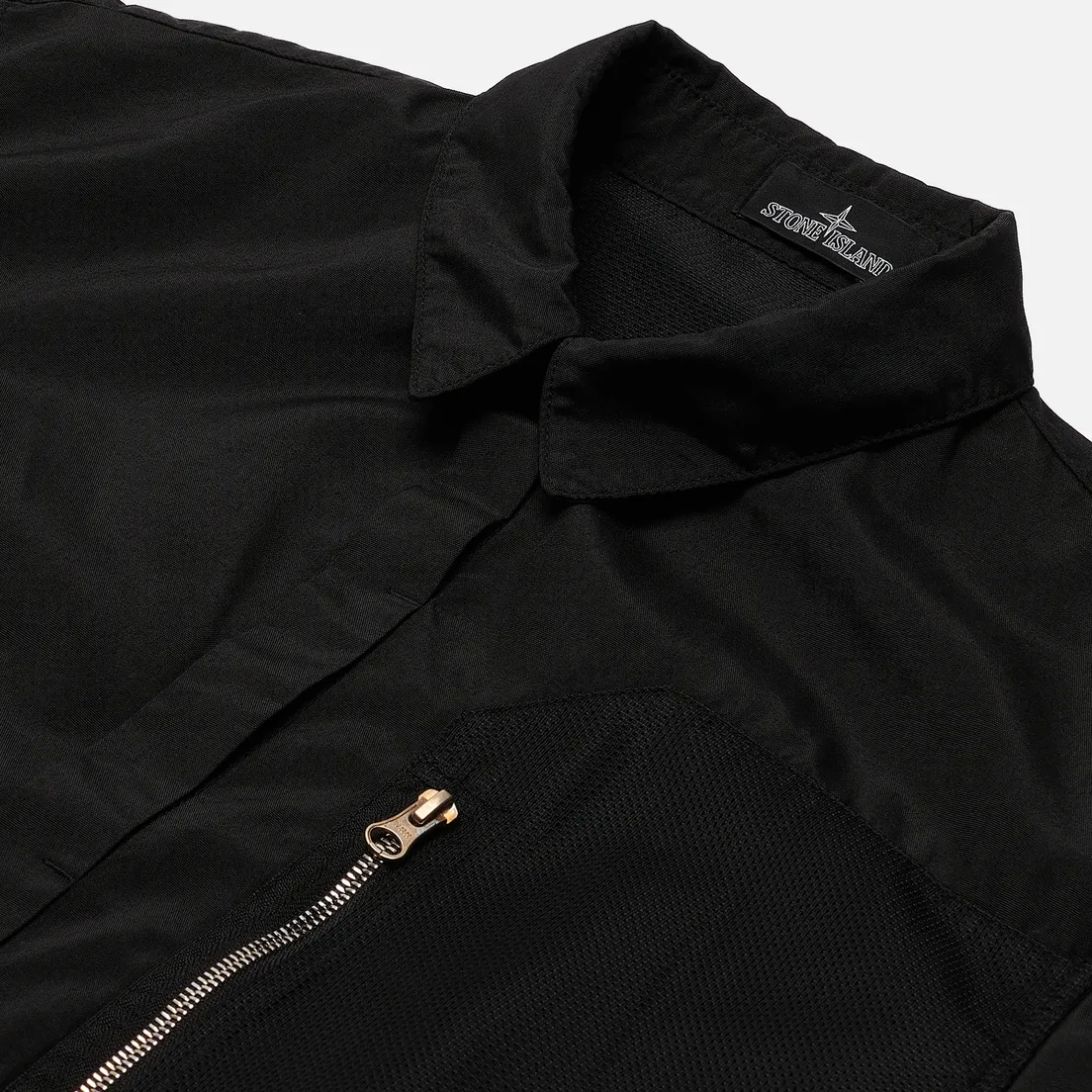 Stone Island Shadow Project Мужская рубашка Vented Overshirt Hollowcore Poly Light