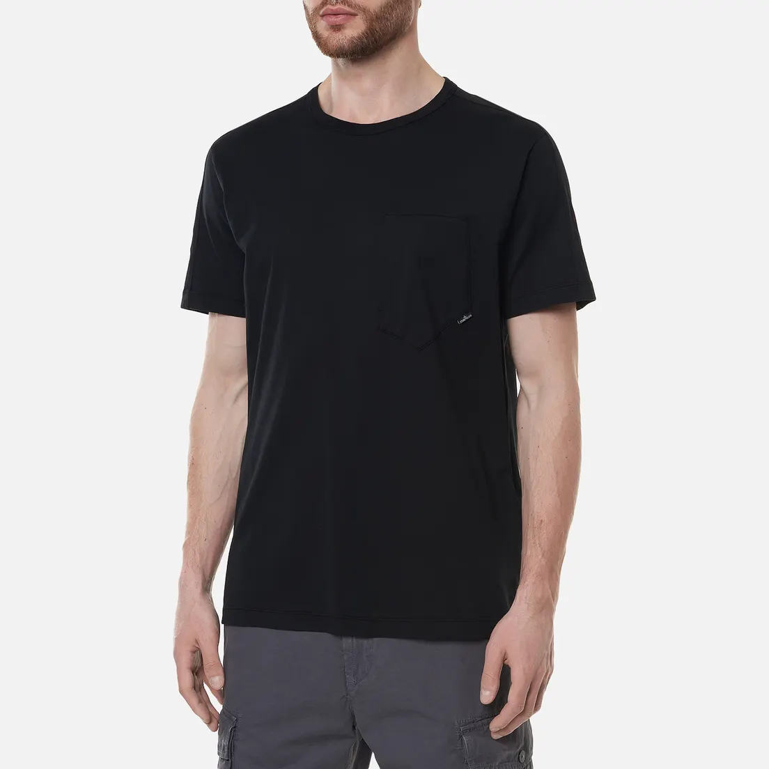 Stone Island Shadow Project Мужская футболка Printed Catch Pocket Mako