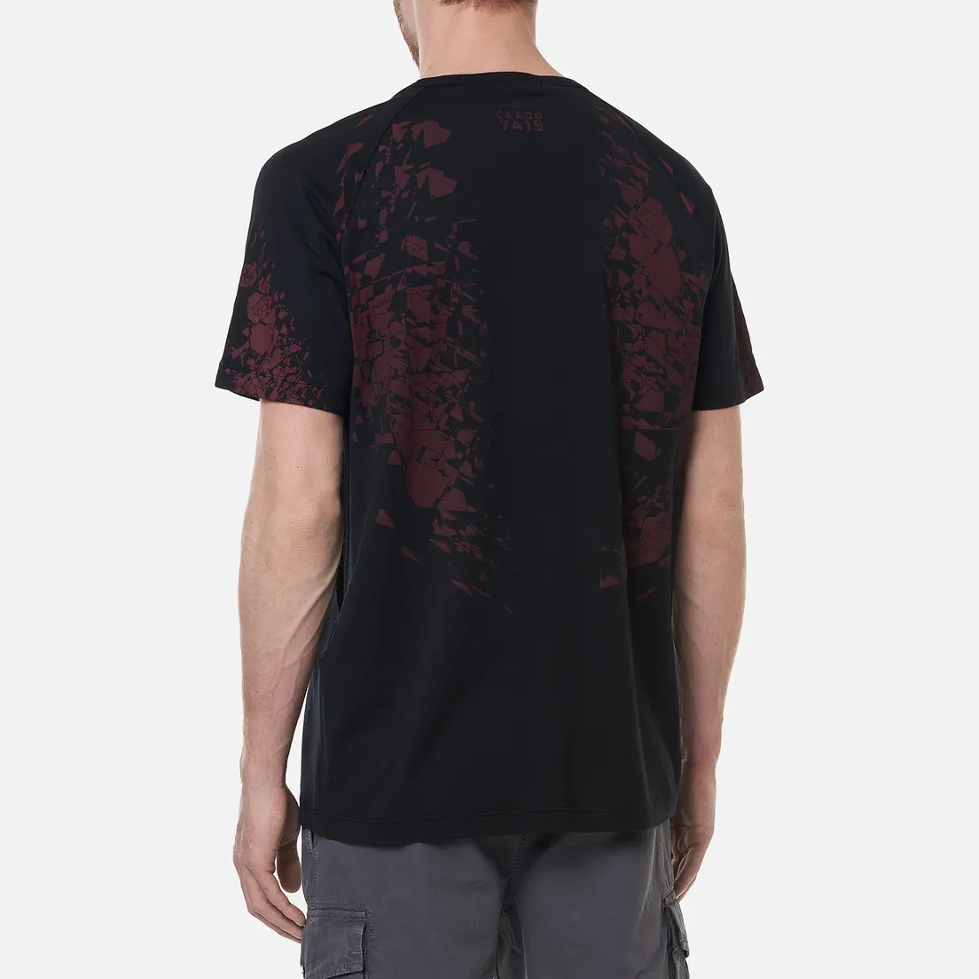 Stone Island Shadow Project Мужская футболка Printed Catch Pocket Mako
