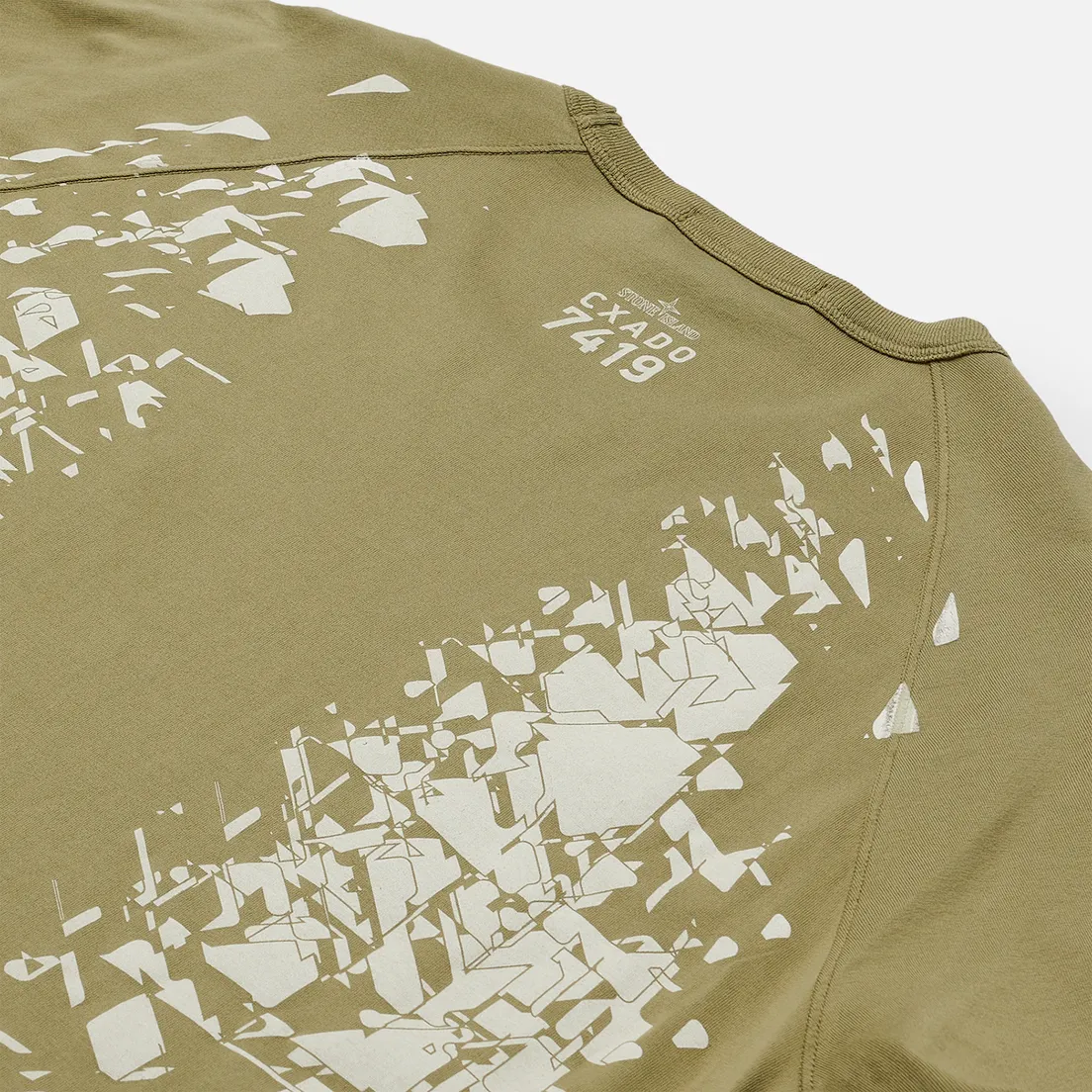 Stone Island Shadow Project Мужская футболка Printed Catch Pocket Mako
