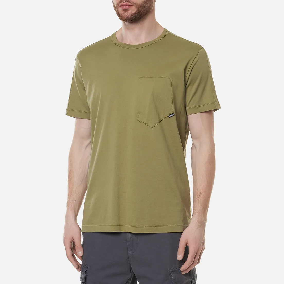 Stone Island Shadow Project Мужская футболка Printed Catch Pocket Mako