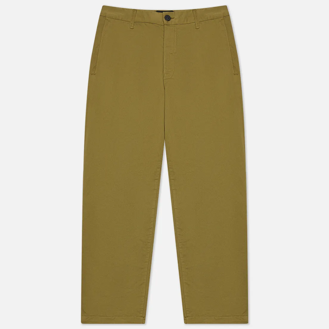 Stone Island Shadow Project Мужские брюки Straight Black Weaved Cotton Satin