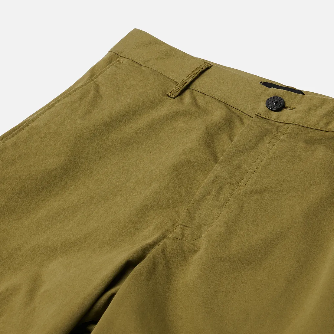 Stone Island Shadow Project Мужские брюки Straight Black Weaved Cotton Satin