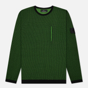 Muzhskoj Sviter Stone Island Shadow Project Light Double Face Mesh Crew Neck 7419505a3 V0029