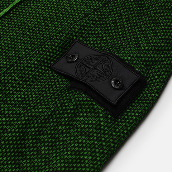 Мужской свитер Stone Island Shadow Project Light Double Face Mesh Crew Neck Black