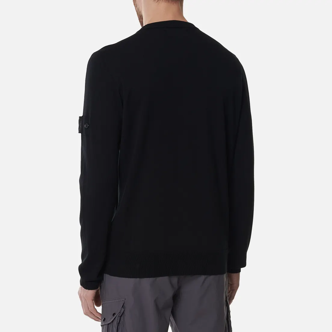 Stone Island Shadow Project Мужской свитер Fine Knit Cotton/Silk