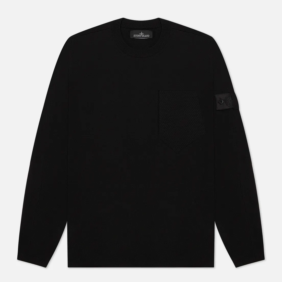 Stone Island Shadow Project Мужской свитер Fine Knit Cotton/Silk