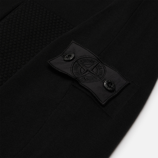 Мужской свитер Stone Island Shadow Project Fine Knit Cotton/Silk Black