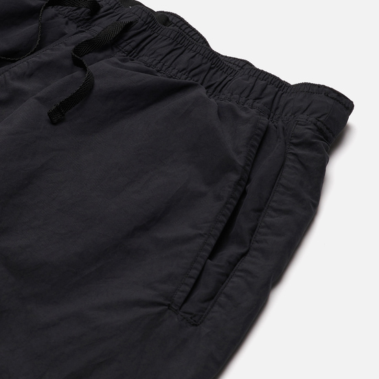 Мужские шорты Stone Island Shadow Project Embroidered Swim Trunks Brushed Nylon Black