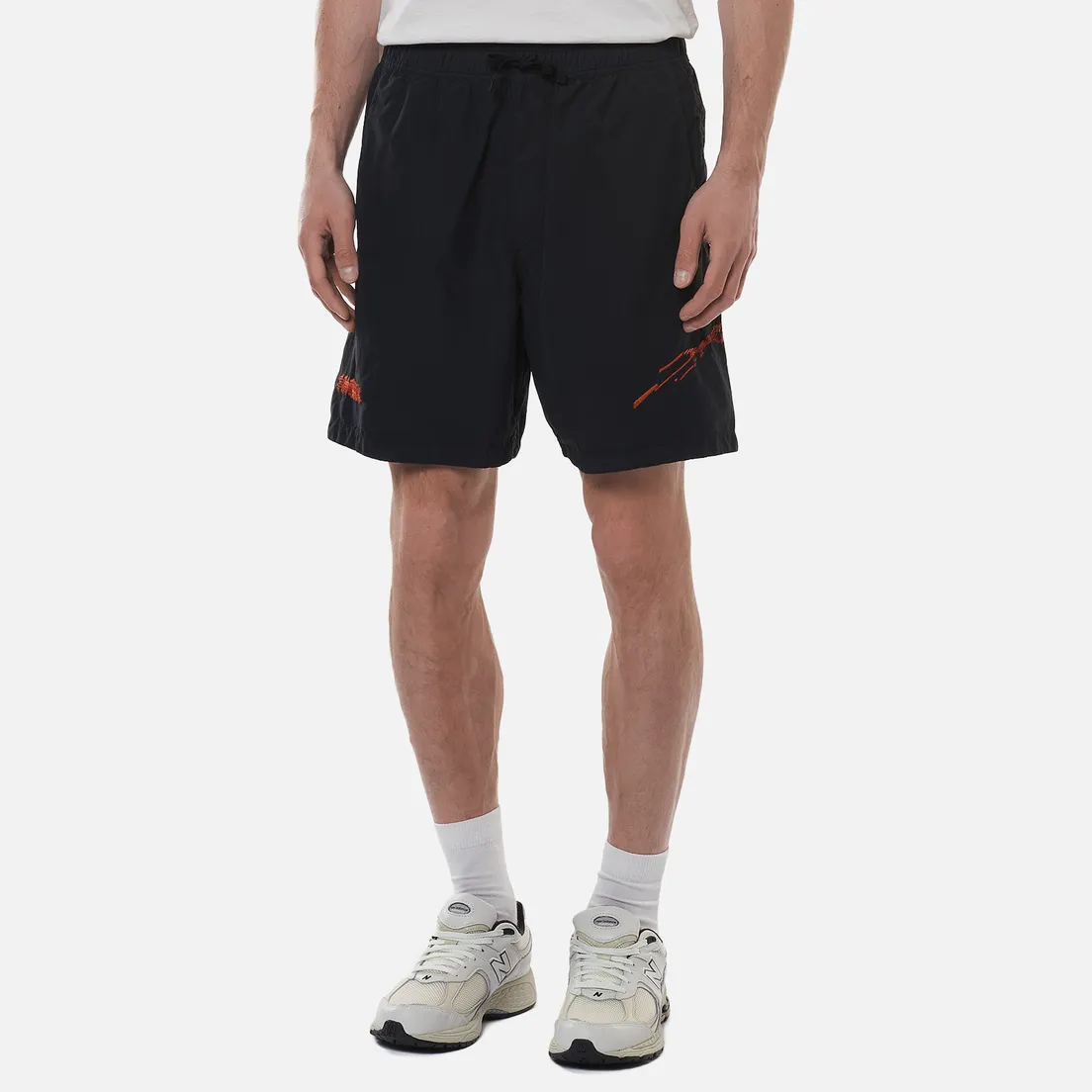 Stone Island Shadow Project Мужские шорты Embroidered Swim Trunks Brushed Nylon