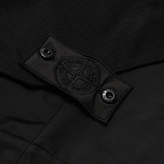 Мужские шорты Stone Island Shadow Project Cargo Black Weaved Cotton Satin Black