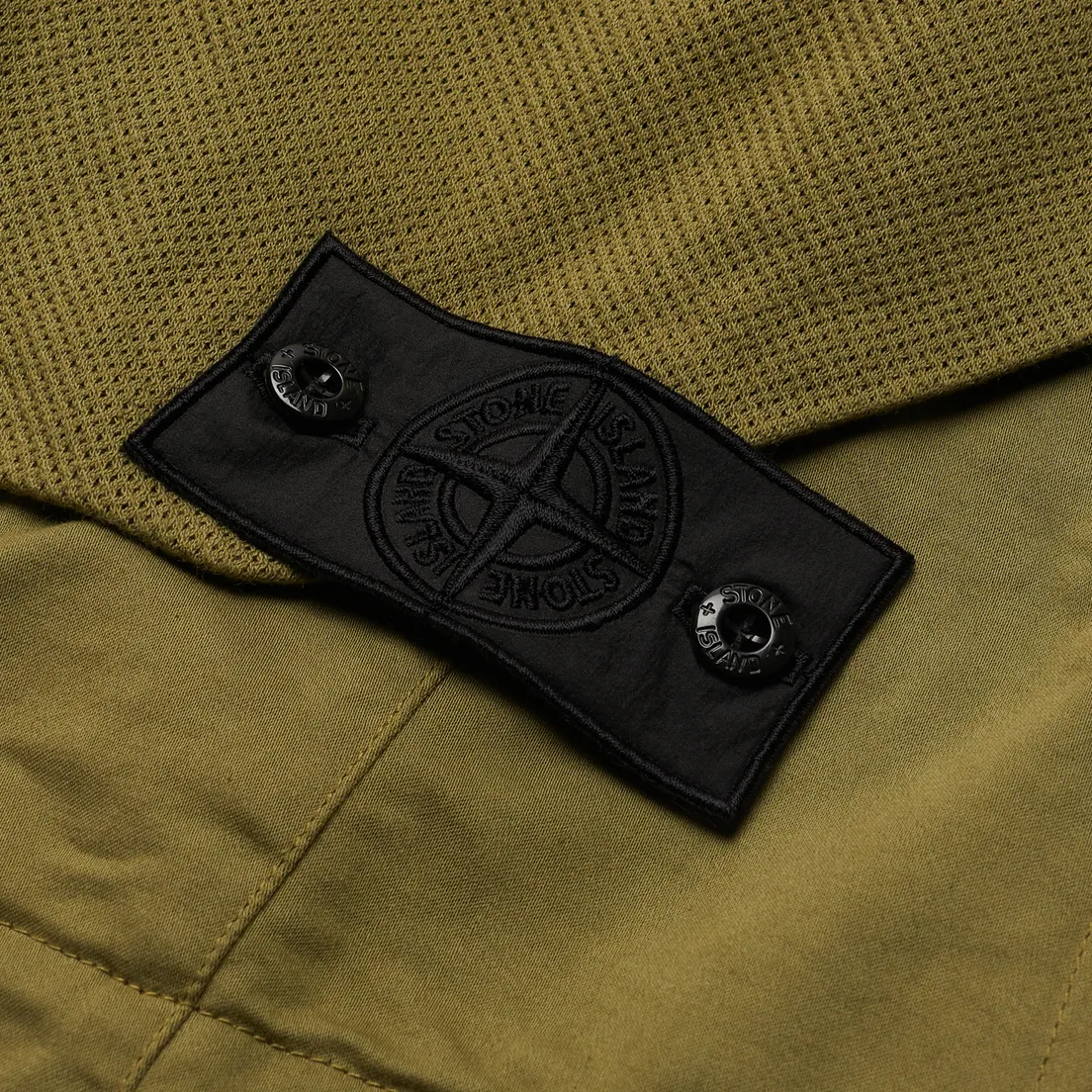 Stone Island Shadow Project Мужские шорты Cargo Black Weaved Cotton Satin