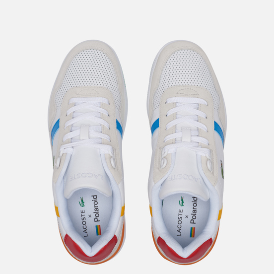Мужские кроссовки Lacoste x Polaroid T-Clip White/Green