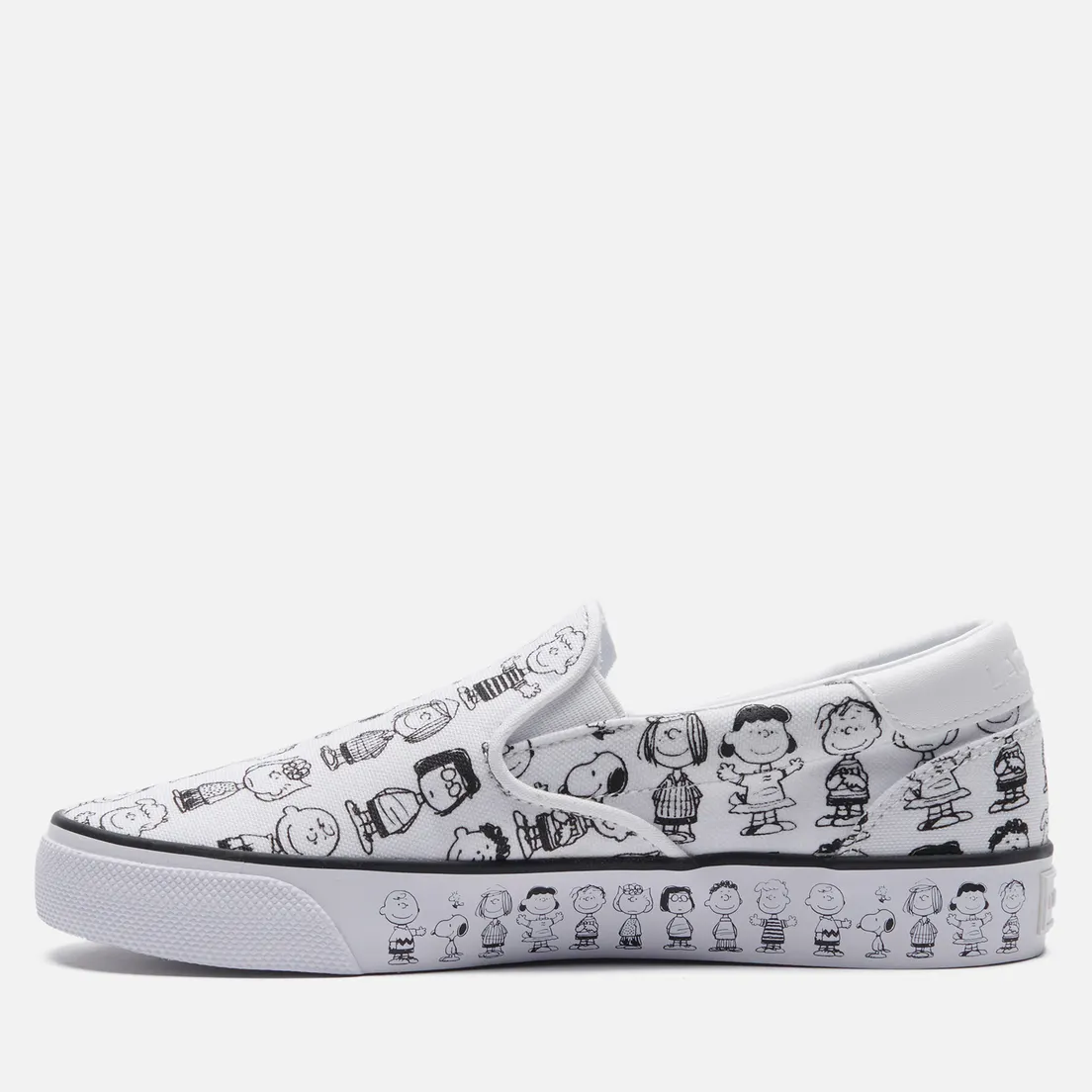 Lacoste Женские кеды x Peanuts Jump Serve Canvas Slip-On
