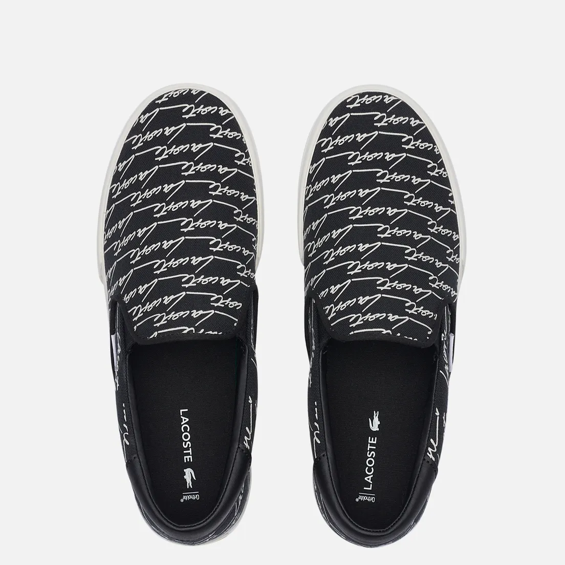 Lacoste Мужские кеды Jump Serve Canvas Slip-On