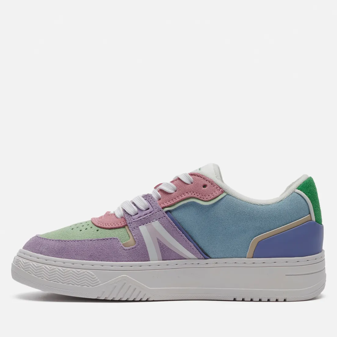 Lacoste Женские кроссовки L001 Leather And Suede Colorblock